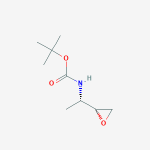 Carbamic acid, [(1S)-1-(2R)-oxiranylethyl]-, 1,1-dimethylethyl ester (9CI)
