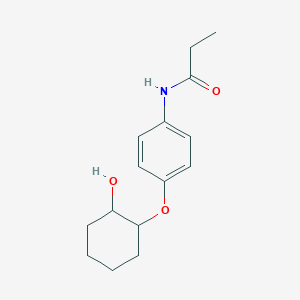 N-[4-(2-hydroxycyclohexyl)oxyphenyl]propanamide