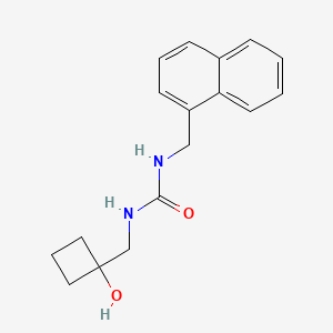 1-[(1-Hydroxycyclobutyl)methyl]-3-(naphthalen-1-ylmethyl)urea