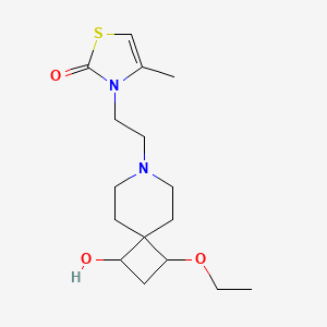 3-[2-(3-Ethoxy-1-hydroxy-7-azaspiro[3.5]nonan-7-yl)ethyl]-4-methyl-1,3-thiazol-2-one