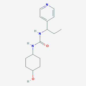 1-(4-Hydroxycyclohexyl)-3-(1-pyridin-4-ylpropyl)urea