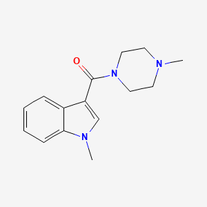 (1-Methylindol-3-yl)-(4-methylpiperazin-1-yl)methanone
