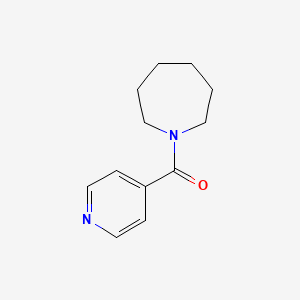 molecular formula C12H16N2O B6640786 Azepan-1-yl(pyridin-4-yl)methanone 