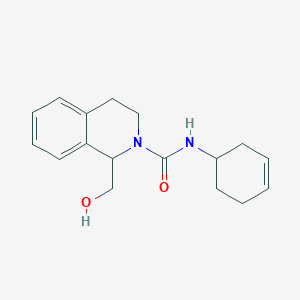 N-cyclohex-3-en-1-yl-1-(hydroxymethyl)-3,4-dihydro-1H-isoquinoline-2-carboxamide