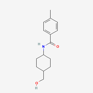 N-[4-(hydroxymethyl)cyclohexyl]-4-methylbenzamide