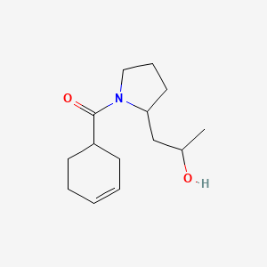 Cyclohex-3-en-1-yl-[2-(2-hydroxypropyl)pyrrolidin-1-yl]methanone