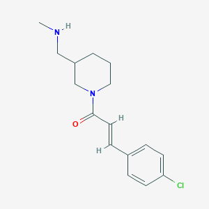 molecular formula C16H21ClN2O B6641909 (E)-3-(4-chlorophenyl)-1-[3-(methylaminomethyl)piperidin-1-yl]prop-2-en-1-one 