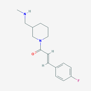 molecular formula C16H21FN2O B6641920 (E)-3-(4-fluorophenyl)-1-[3-(methylaminomethyl)piperidin-1-yl]prop-2-en-1-one 