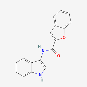molecular formula C17H12N2O2 B6641956 N-(1H-indol-3-yl)-1-benzofuran-2-carboxamide 
