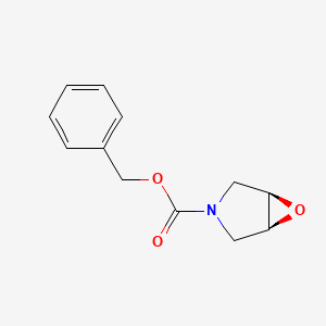 molecular formula C12H13NO3 B6641979 cis-Benzyl 6-oxa-3-azabicyclo[3.1.0]hexane-3-carboxylate 