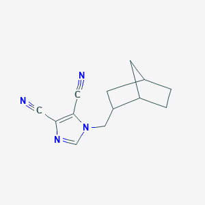 1-(2-Bicyclo[2.2.1]heptanylmethyl)imidazole-4,5-dicarbonitrile