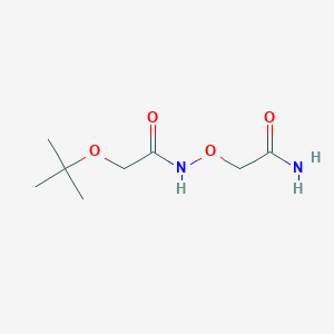 2-[[2-[(2-Methylpropan-2-yl)oxy]acetyl]amino]oxyacetamide