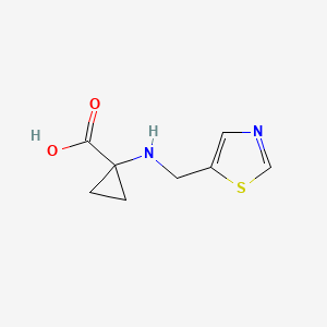 1-(1,3-Thiazol-5-ylmethylamino)cyclopropane-1-carboxylic acid