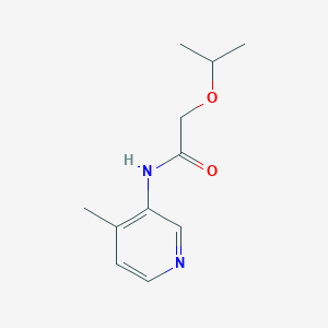 molecular formula C11H16N2O2 B6642373 N-(4-methylpyridin-3-yl)-2-propan-2-yloxyacetamide 