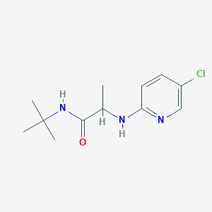 N-tert-butyl-2-[(5-chloropyridin-2-yl)amino]propanamide