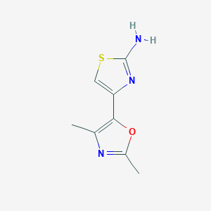 4-(2,4-Dimethyl-1,3-oxazol-5-yl)-1,3-thiazol-2-amine