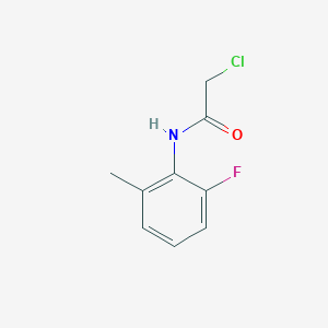 molecular formula C9H9ClFNO B6642495 2-chloro-N-(2-fluoro-6-methylphenyl)acetamide 