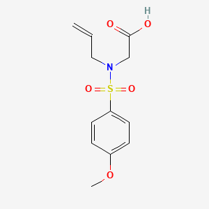 2-[(4-Methoxyphenyl)sulfonyl-prop-2-enylamino]acetic acid