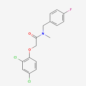 2-(2,4-dichlorophenoxy)-N-[(4-fluorophenyl)methyl]-N-methylacetamide