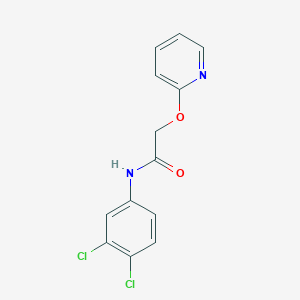 N-(3,4-dichlorophenyl)-2-pyridin-2-yloxyacetamide