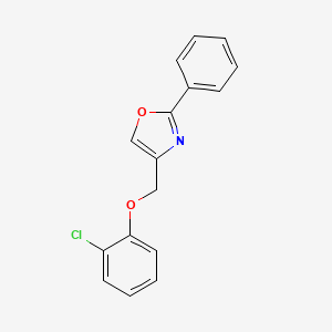 4-[(2-Chlorophenoxy)methyl]-2-phenyl-1,3-oxazole