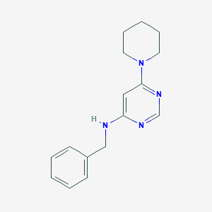 N-benzyl-6-piperidin-1-ylpyrimidin-4-amine