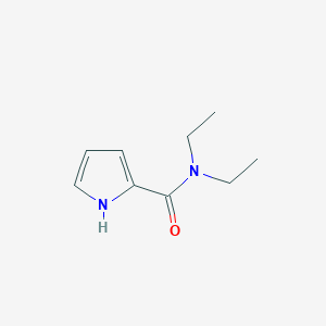 molecular formula C9H14N2O B6643009 N,N-diethyl-1H-pyrrole-2-carboxamide 