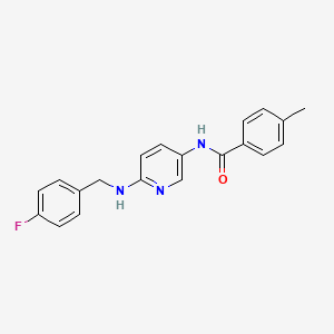 N-[6-[(4-fluorophenyl)methylamino]pyridin-3-yl]-4-methylbenzamide