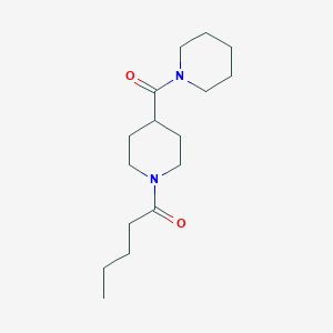 1-[4-(Piperidine-1-carbonyl)piperidin-1-yl]pentan-1-one