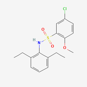 5-chloro-N-(2,6-diethylphenyl)-2-methoxybenzenesulfonamide