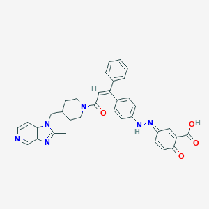 molecular formula C35H32N6O4 B066433 Dersalazine CAS No. 188913-58-8