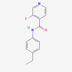 N-(4-ethylphenyl)-3-fluoropyridine-4-carboxamide