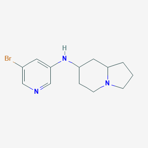 N-(5-bromopyridin-3-yl)-1,2,3,5,6,7,8,8a-octahydroindolizin-7-amine