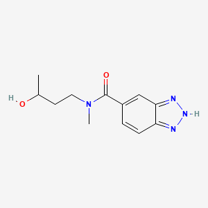 N-(3-hydroxybutyl)-N-methyl-2H-benzotriazole-5-carboxamide