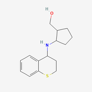 [2-(3,4-dihydro-2H-thiochromen-4-ylamino)cyclopentyl]methanol