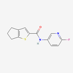 N-(6-fluoropyridin-3-yl)-5,6-dihydro-4H-cyclopenta[b]thiophene-2-carboxamide