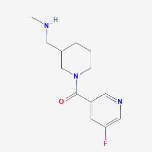 (5-Fluoropyridin-3-yl)-[3-(methylaminomethyl)piperidin-1-yl]methanone
