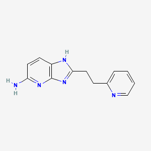 2-(2-pyridin-2-ylethyl)-1H-imidazo[4,5-b]pyridin-5-amine