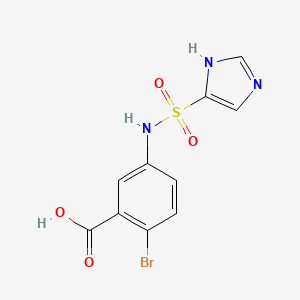 2-bromo-5-(1H-imidazol-5-ylsulfonylamino)benzoic acid