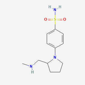 4-[2-(Methylaminomethyl)pyrrolidin-1-yl]benzenesulfonamide