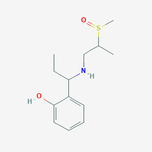 2-[1-(2-Methylsulfinylpropylamino)propyl]phenol