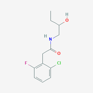 2-(2-chloro-6-fluorophenyl)-N-(2-hydroxybutyl)acetamide