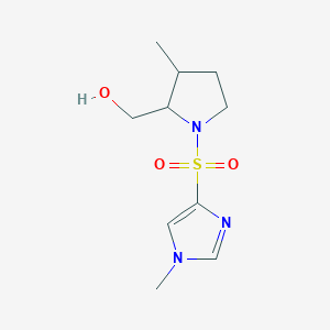 [3-Methyl-1-(1-methylimidazol-4-yl)sulfonylpyrrolidin-2-yl]methanol