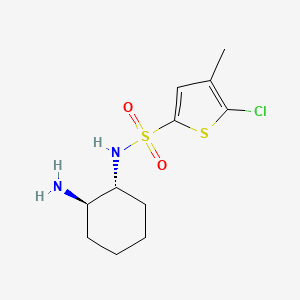 N-[(1R,2R)-2-aminocyclohexyl]-5-chloro-4-methylthiophene-2-sulfonamide