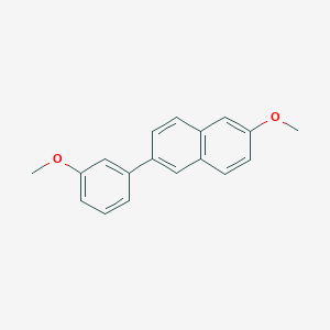 molecular formula C18H16O2 B6644974 2-甲氧基-6-(3-甲氧基苯基)萘 