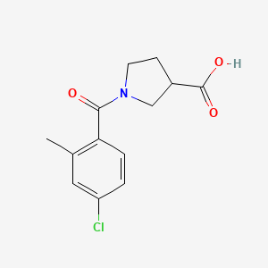 1-(4-Chloro-2-methylbenzoyl)pyrrolidine-3-carboxylic acid