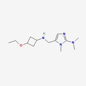 5-[[(3-ethoxycyclobutyl)amino]methyl]-N,N,1-trimethylimidazol-2-amine