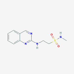 N-methyl-2-(quinazolin-2-ylamino)ethanesulfonamide