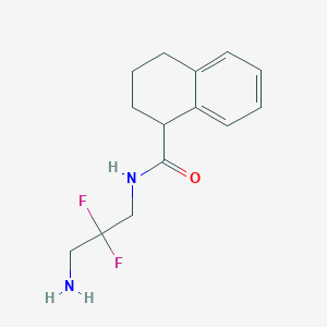 N-(3-amino-2,2-difluoropropyl)-1,2,3,4-tetrahydronaphthalene-1-carboxamide