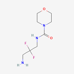 N-(3-amino-2,2-difluoropropyl)morpholine-4-carboxamide